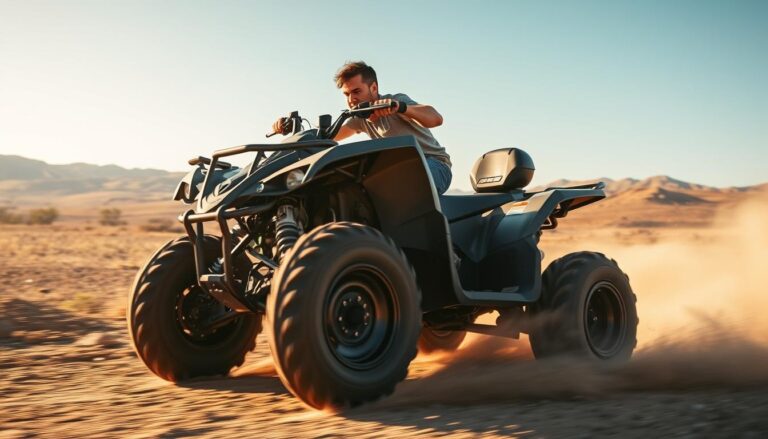 How fast can a 450cc quad bike go?