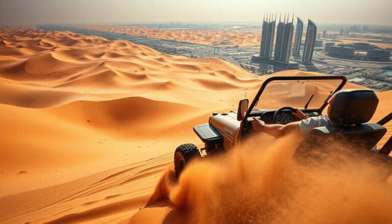Is dune bashing in Dubai scary?