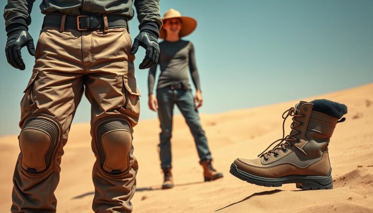 What do you wear when dune bashing?