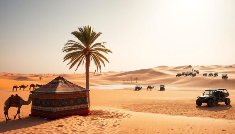 What is included in the desert safari package?