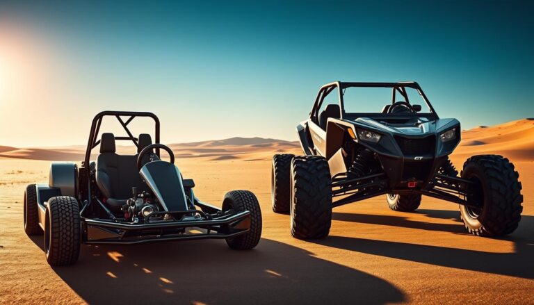 What is the difference between a go kart and a dune buggy?