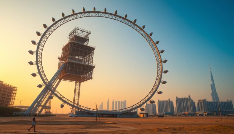 Why is the Dubai Eye still closed?